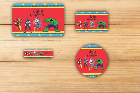 Adesivos Escolar -vingadores-mod 2