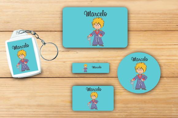 Adesivos Escolar + Chaveiro -pequeno Príncipe-mod2