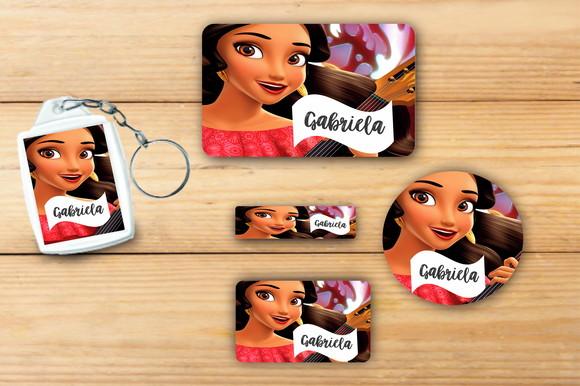 Adesivos Escolar + Chaveiro Acrilico-elena de Avalor Mod 4