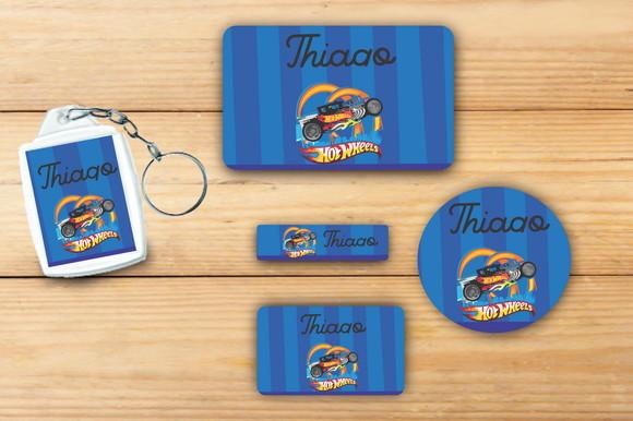 Adesivos Escolar + Chaveiro Acrilico-hot Whells Mod 1