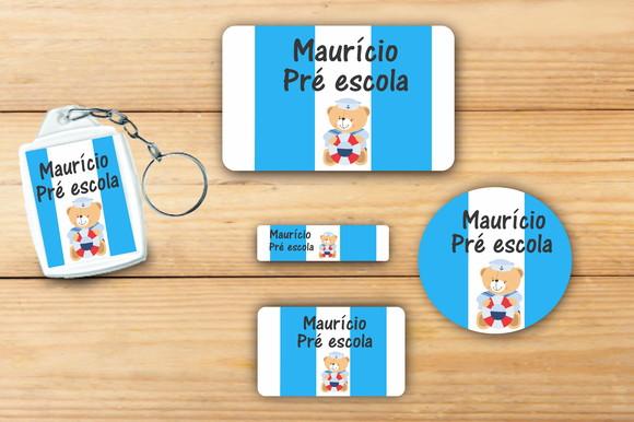 Adesivos Escolar + Chaveiro Acrilico-marinheiro-mod 3