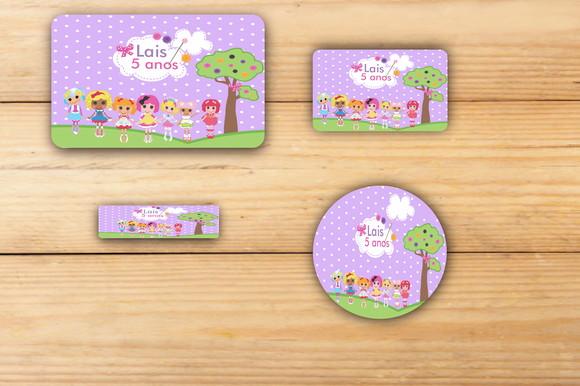 Adesivos Escolar Lalaloopsy -mod 1