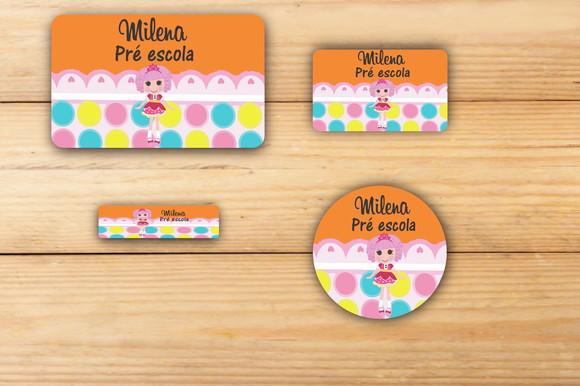 Adesivos Escolar Lalaloopsy -mod 3