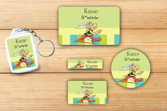 Adesivos Escolar+ Chaveiro Acrilico -asterix-mod 3