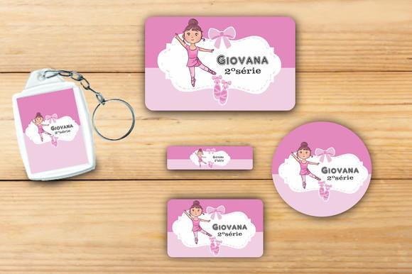 Adesivos Escolar+ Chaveiro Acrilico -bailarina-modelo 1