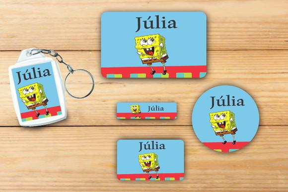 Adesivos Escolar+ Chaveiro Acrilico -bob Esponja-mod 3