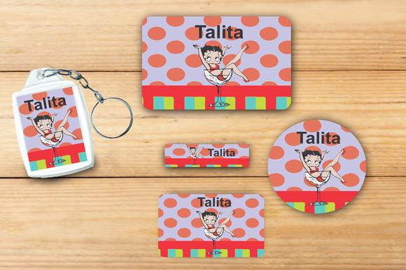 Adesivos Escolar+ Chaveiro Acrilico -betty Boop-mod 3