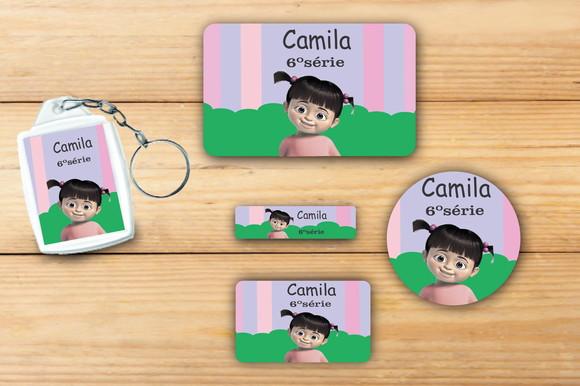 Adesivos Escolar+ Chaveiro Acrilico -boo-modelo 3