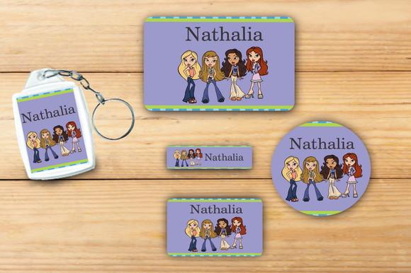 Adesivos Escolar+ Chaveiro Acrilico -bratz-mod 2