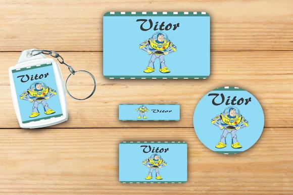 Adesivos Escolar+ Chaveiro Acrilico -buzz Lightyear-modelo 1