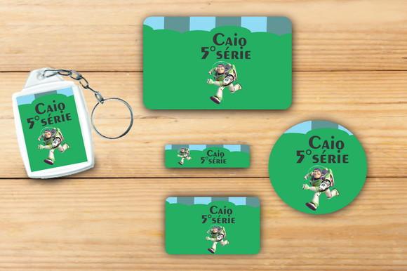 Adesivos Escolar+ Chaveiro Acrilico -buzz Lightyear-modelo 2
