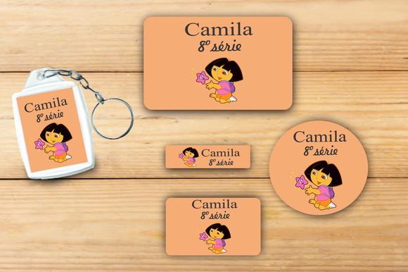Adesivos Escolar+ Chaveiro Acrilico -dora-mod 4