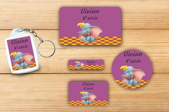 Adesivos Escolar+ Chaveiro Acrilico -dumbo-mod 4