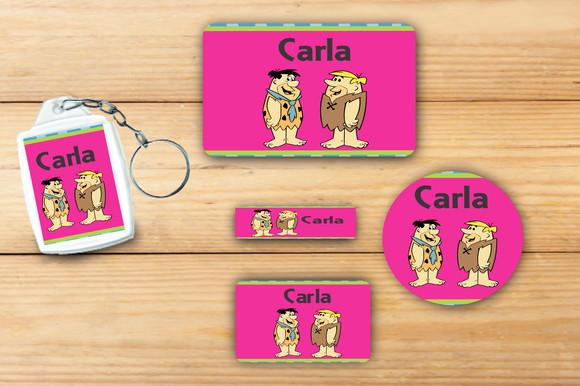 Adesivos Escolar+ Chaveiro Acrilico -fred Flintstone-mod 4