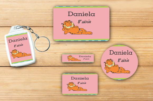 Adesivos Escolar+ Chaveiro Acrilico -garfield-mod 4