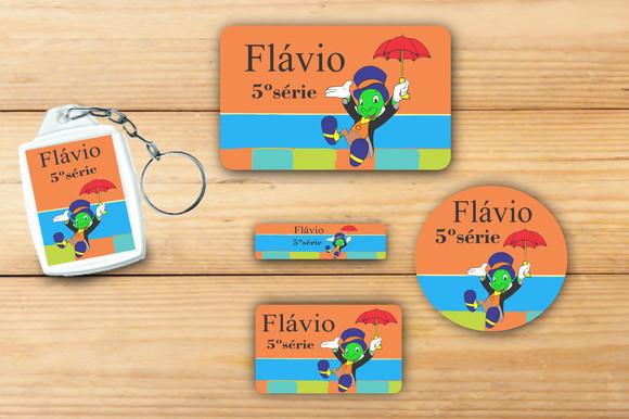 Adesivos Escolar+ Chaveiro Acrilico -grilo Falante-mod 1