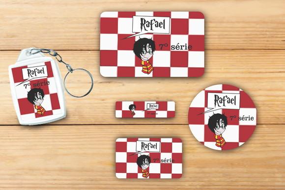 Adesivos Escolar+ Chaveiro Acrilico -harry Potter-mod 3