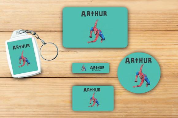 Adesivos Escolar+ Chaveiro Acrilico -homem Aranha-mod 2