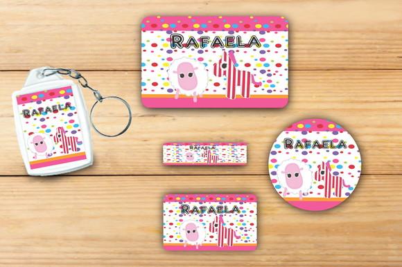 Adesivos Escolar+ Chaveiro Acrilico -lalaloopsy-mod 4