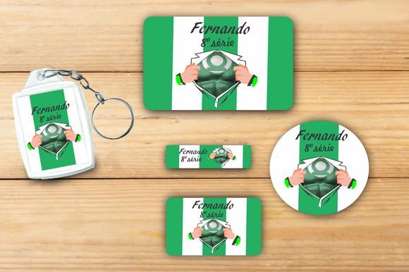 Adesivos Escolar+ Chaveiro Acrilico -lanterna Verde-mod 3