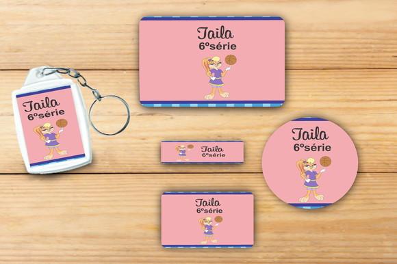 Adesivos Escolar+ Chaveiro Acrilico -lola-mod 2