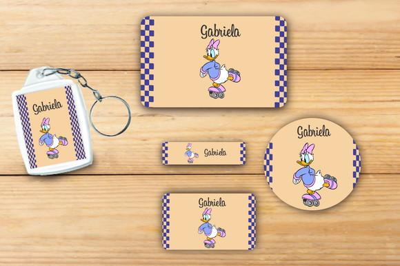 Adesivos Escolar+ Chaveiro Acrilico -margarida-mod 2