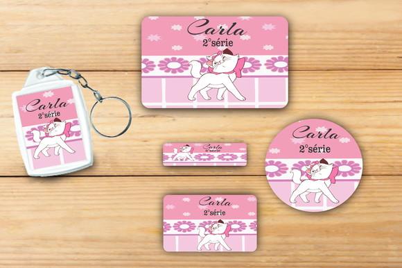 Adesivos Escolar+ Chaveiro Acrilico -marie-mod 1