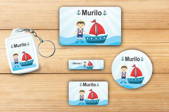Adesivos Escolar+ Chaveiro Acrilico -marinheiro-mod 1