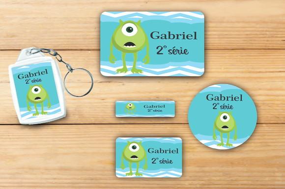Adesivos Escolar+ Chaveiro Acrilico -mike Wazowski-mod 2