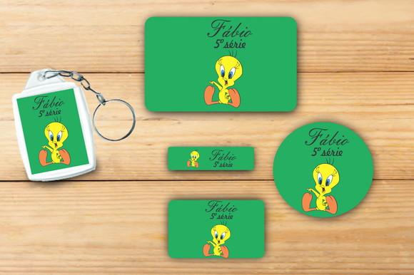Adesivos Escolar+ Chaveiro Acrilico -piu Piu-mod 2