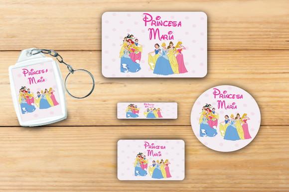 Adesivos Escolar+ Chaveiro Acrilico -princesas-mod 2