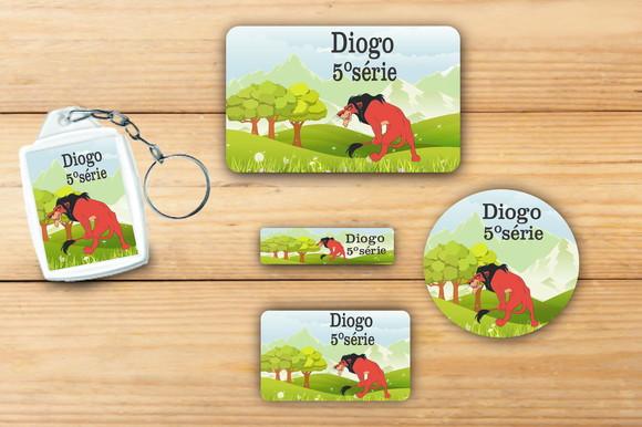 Adesivos Escolar+ Chaveiro Acrilico -rei Leão-mod 2