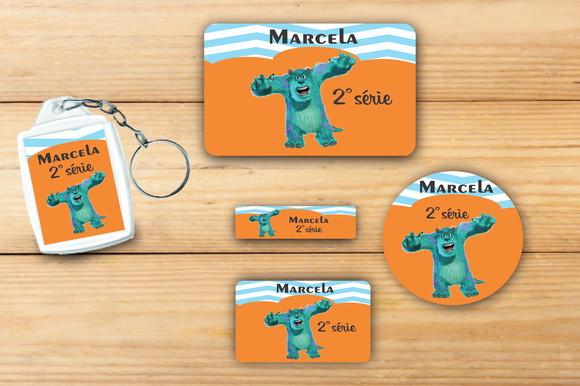 Adesivos Escolar+ Chaveiro Acrilico -sullivan-mod 2
