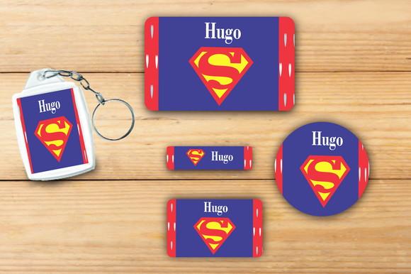 Adesivos Escolar+ Chaveiro Acrilico -super Homem-mod 4