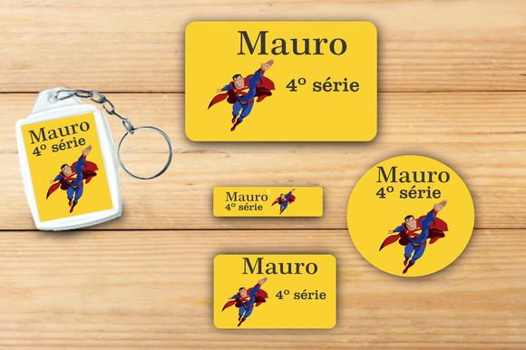 Adesivos Escolar+ Chaveiro Acrilico -super Homem-mod 1