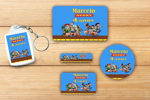 Adesivos Escolar+ Chaveiro Acrilico -toy Story-mod 3