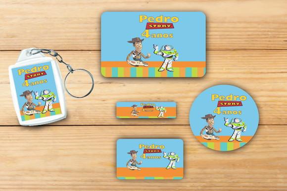 Adesivos Escolar+ Chaveiro Acrilico -toy Story-mod 1