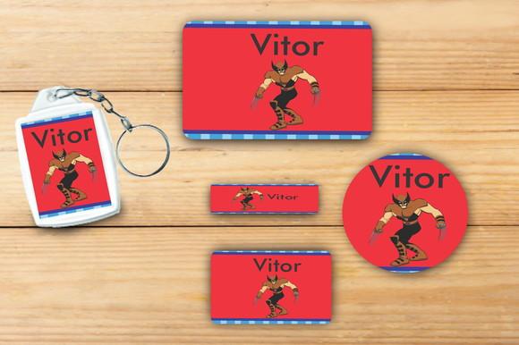 Adesivos Escolar+ Chaveiro Acrilico -x Mens-mod 1