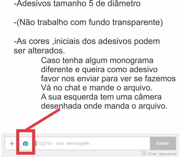 Adesivos Redondos- Monogramas Tradicionais