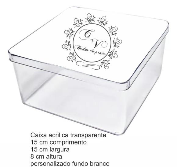 Caixa Acrilica 15x15x8-monograma 59
