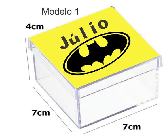 Caixa Acrilica 7x7x4- Batman