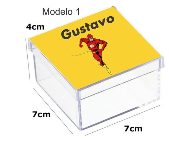 Caixa Acrilica 7x7x4- Flash