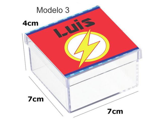 Caixa Acrilica 7x7x4- Flash