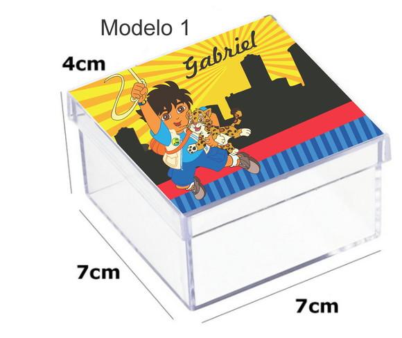 Caixa Acrilica 7x7x4- Dora
