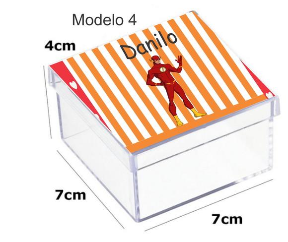Caixa Acrilica 7x7x4- Flash