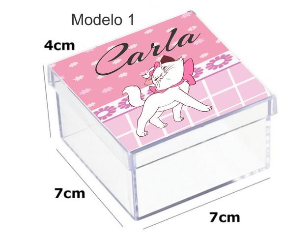 Caixa Acrilica 7x7x4- Marie