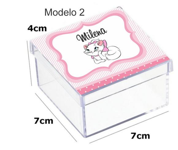 Caixa Acrilica 7x7x4- Marie