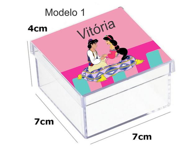 Caixa Acrilica 7x7x4-aladim