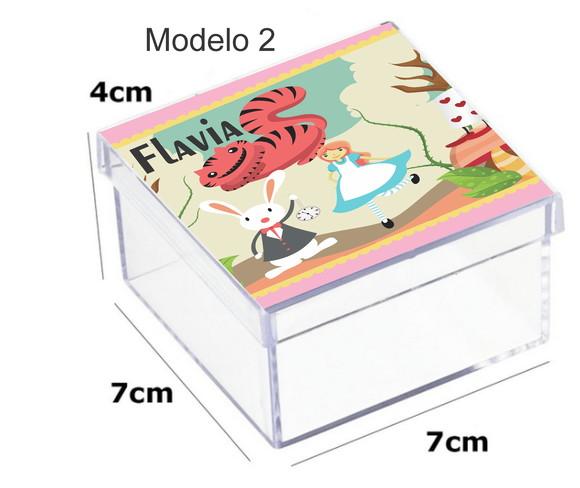 Caixa Acrilica 7x7x4-alice