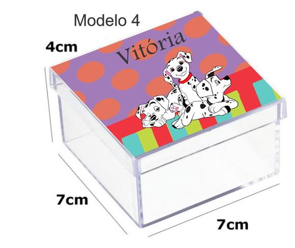 Caixa Acrilica 7x7x4-101 Dalmatas